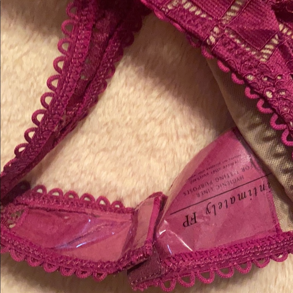 Free People Thank You Never magenta bodysuit - Picture 7 of 8